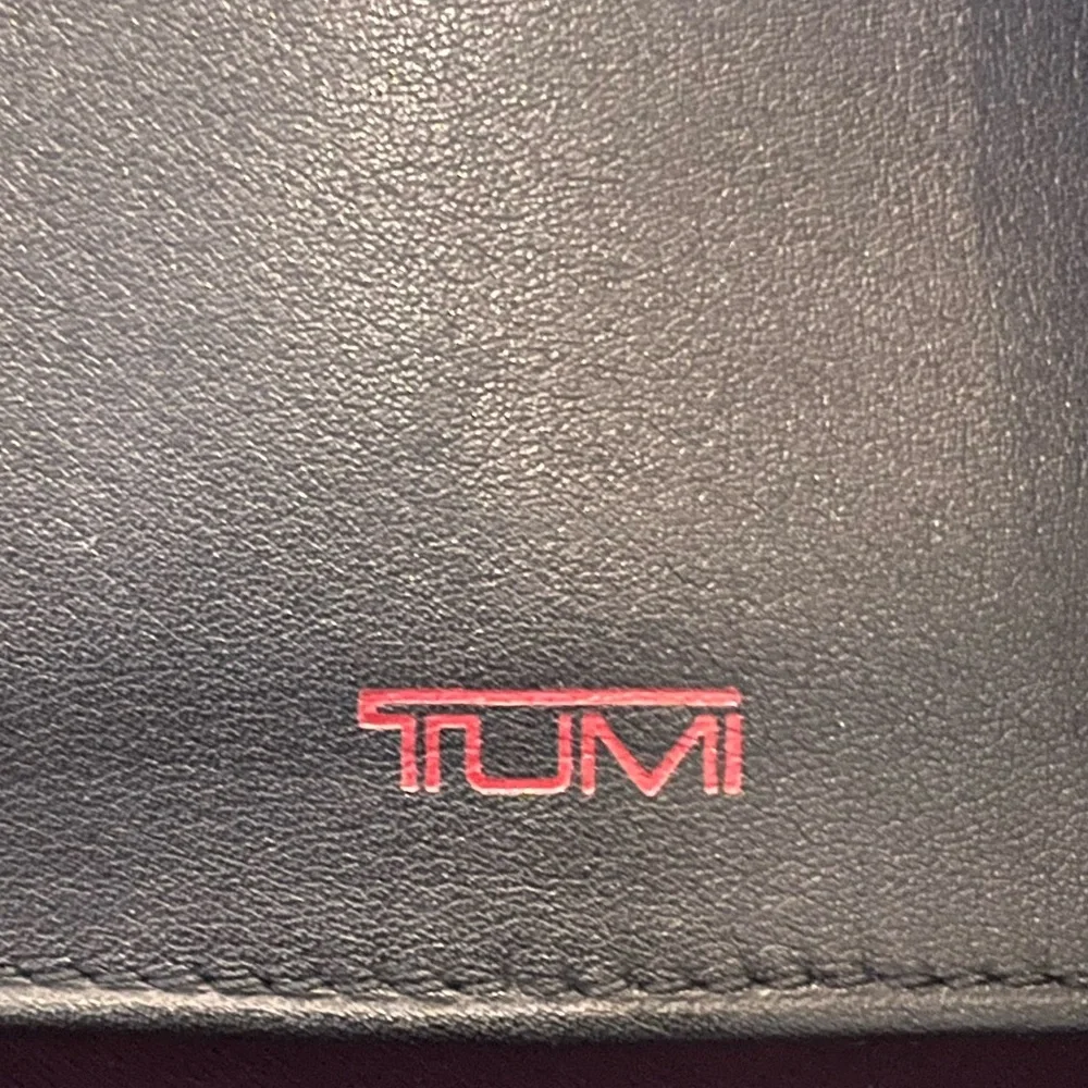 Tumi Modernist Black Leather Ultimate Travel Organizer Wallet